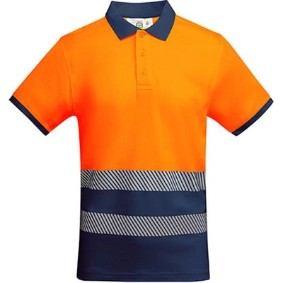Roly Atrio pánske reflexné polo tričko HV9318 Navy Blue S