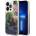GUESS Кейс Guess GUHCP14LLFLSB за iPhone 14 Pro 6.1", син / син, твърд, Flower Liquid Glitter (GUE002216-0)