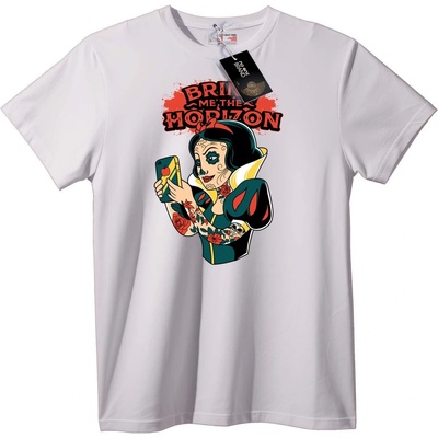 NOONEBRAND Тениска Bring Me The Horizon Снежанка - 2XL, White