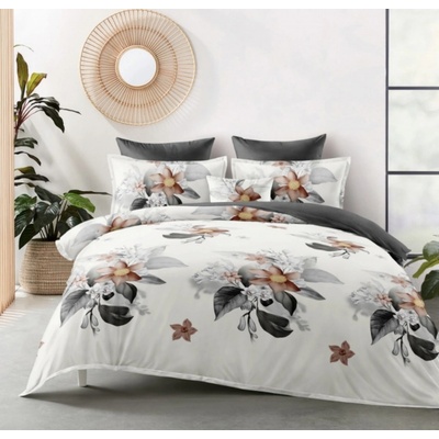 TiaHome 3 dielne flanel obliečky polycotton Amanda 140x200 70x90