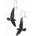 Alchemy gothic Обици Black Raven - ALCHEMY GOTHIC - E333
