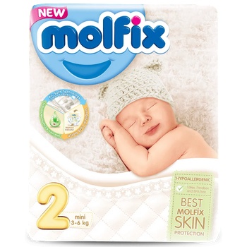 Molfix Бебешки памперси Molfix Jumbo 2 от 68бр. от 3 до 6кг (m-8402131)