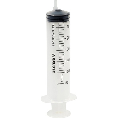 Kruuse Stříkačka inj 50 ml 3-dílná Excentr. 25 ks
