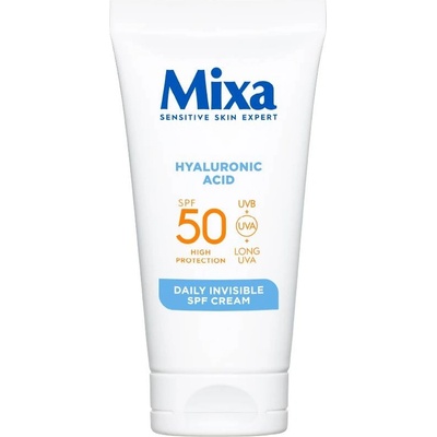 Mixa Слънцезащитен крем с хиалуронова киселина, SPF50, 50 ml