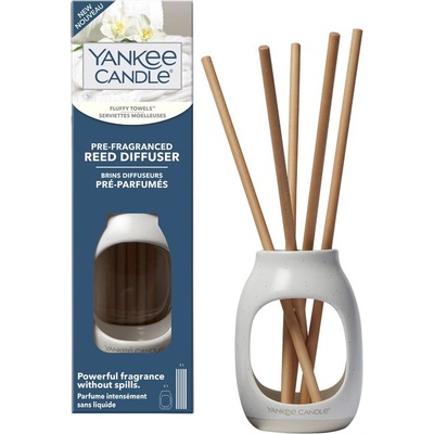 Vonná stébla Yankee Candle Nadýchané osušky modrý obal 120 ml