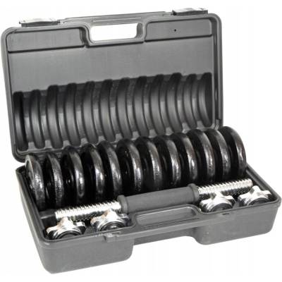 Eb Fit Liatinové nastaviteľné činky 2 x 7,5 kg