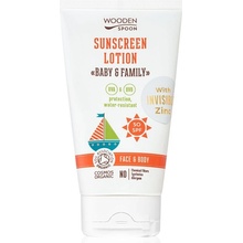 WoodenSpoon Baby & Family opalovací tělové mléko SPF50 150 ml