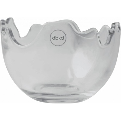 DBKD Skleněná miska Happy Easter Clear 15 cm