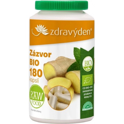 Zdravý den Zázvor BIO 180 kapslí