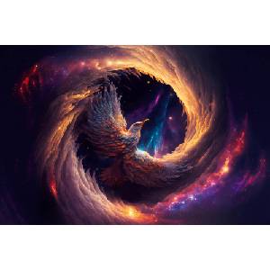 DIMEX ART Флизелинов фототапет летяща птица 375 x 250 см