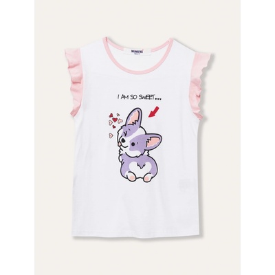 Winkiki Kids Wear dívčí top Perfection žlutá