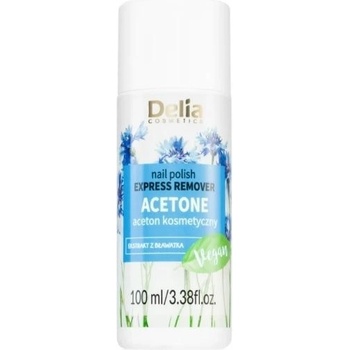 Delia Expresný odlakovač na nechty 100% acetón 100 ml