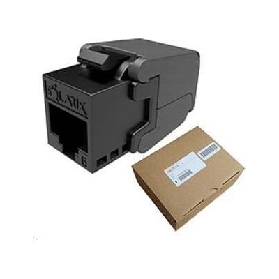 SOLARIX MULTIPACK 24ks Keystone Solarix CAT6 UTP RJ45 černý samořezný SXKJ-6-UTP-BK-SA