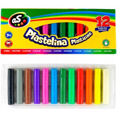 AS Školská plastelína 12 farieb, 303219003
