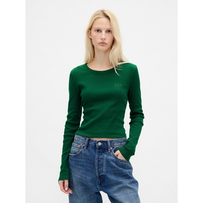 GAP Риза с ребра GAP GAP | Zelen | ЖЕНИ | XXS