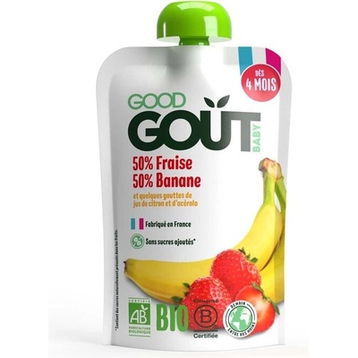 Good Gout Bio Jahoda s banánem 120 g