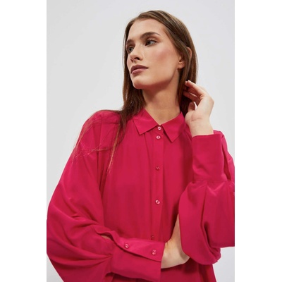 Moodo Червена риза с набрани ръкави Moodo Moodo | Cherven | ЖЕНИ | XS
