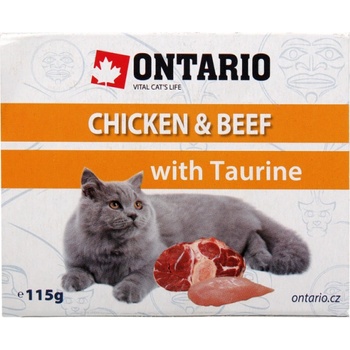 ONTARIO Chicken & Beef with Taurine 115 g