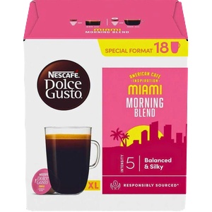 NESCAFÉ Кафе капсули Nescafe Miami Morning Blend Dolce Gusto, 18 бр