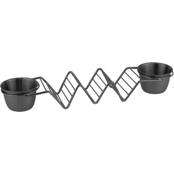 Horecano HORECANO-STREET FOOD-Стойка за тако с купички за сос 29x6.3xh4cm ЧЕРНА (HC-981959) (01981959)