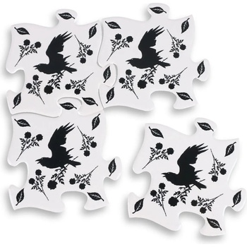 Image 1 of Alchemy gothic Подложки за чаши alchemy gothic - Гарван и Роуз - cj5