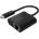 Belkin USB-C to Gigabit Ethernet and Charge Adapter - адаптер за свързване от USB-C към Gigabit Ethernet и USB-C порт (черен)