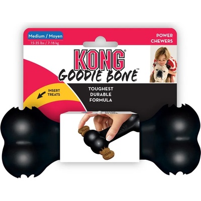 KONG KONG Extreme Goodie Bone, играчка за кучета от естествен каучук