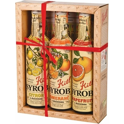 Kitl kazeta Citrusy Grapefruit + Citrón + Pomaranč 3 x 0,5 l