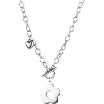 HARAHU Колие hf-20830 - Сребърен kp20830 (hf-20830)