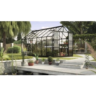Vitavia Uranus 11500 skleněný 3 mm 257 x 445 cm černý + základový rám