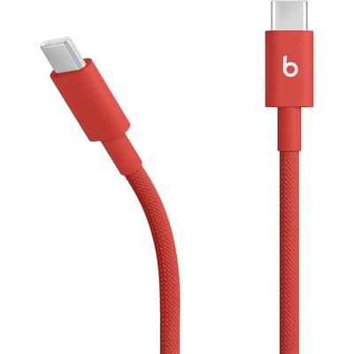 Beats Audio Кабел с бързо зареждане за устройства с USB-C порт - Beats USB-C to USB-C Woven Data Cable 60W (червен) (150 см) (MDGF4ZM/A)