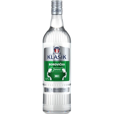 Klasik Borovička 38% 0,7 l (čistá fľaša)
