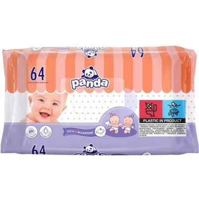 Panda Кърпички Panda с витамин Е 64бр (BB-062-WP64-002)