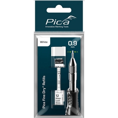 Tuhy Pica Fine Dry 7032 náhradní bílé na blistru