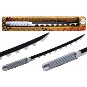 LEAN Toys Nichirin Samurai Sword Battery Operated Comfortable Handle Black Sound
