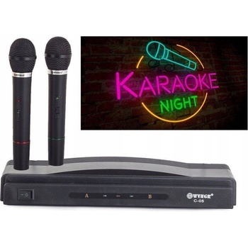 Sada Stanica karaoke a 2 mikrofóny bezšnúrové