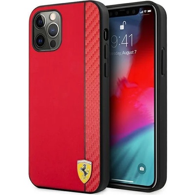 Ferrari Kейс Ferrari за Apple iPhone 12 Pro Max 6.7", Червен (FER000467)