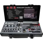 FORCE Tools Гедоре 1/4" & 1/2" шестостен, к-кт 65бр. / 4234a+2421 force (jn67305)
