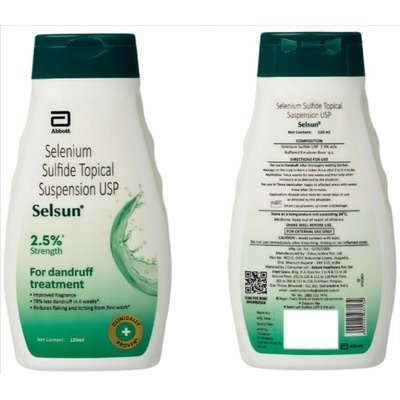 Selsun Selenium 2,5% Abbott Šampon proti lupům, na lupénku a seboroickou dermatitidu (LZS) 120 ml