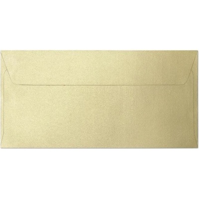 Galeria Papieru DL obálka Pearl zlatá, 220 x 110 mm, 10 ks