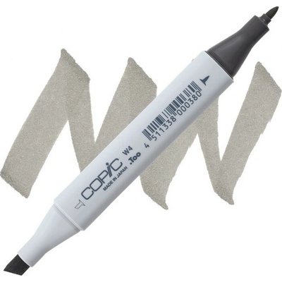 Lihová fixa COPIC Classic oboustranná Fine & Chisel, Warm gray 4 (W4)