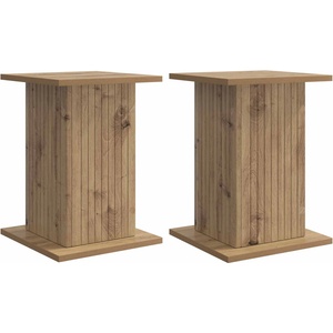 vidaXL Стойка за растения 2 бр. Дъб артизан 30, 5 x 30 x 43 см (899815)