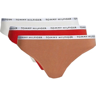 Tommy Hilfiger 3 PACK dámske nohavičky Bikini UW0UW02828 0R2