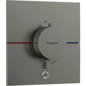 Hansgrohe ShowerSelect Comfort E 1-функционален, матиран хром, термостатичен смесител за душ с допълнителен изход (15575340)