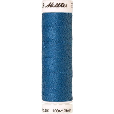 Nitě SERALON 100m na univerzální šití, polyester AMANN Mettler - více barev 6677: 0022 tyrkysová