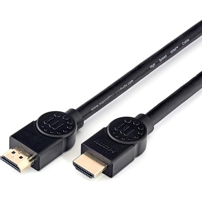 Manhattan Кабел Manhattan, от HDMI(м) към HDMI(м), 1.8m, черен