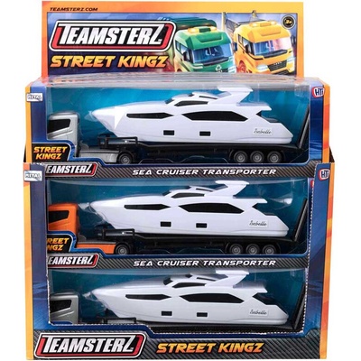 Halsall Teamsterz Ťahač s člnom oranžový kamion