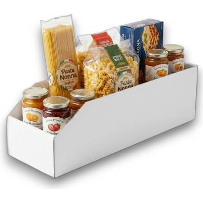 Prosperplast Úložný box, plastový 15 x 50 x 16 cm do spíže i do skrine biely