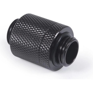 Alphacool D-Plug Alphacool ES, 20mm, G1/4 AG auf G1/4 AG, Черен мат (1021768) - tehnik