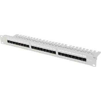 Lanberg Пач панел Lanberg patch panel 24 port 1U 19" CAT. 6a utp with cable organizer grey (PPUA-1124-S)